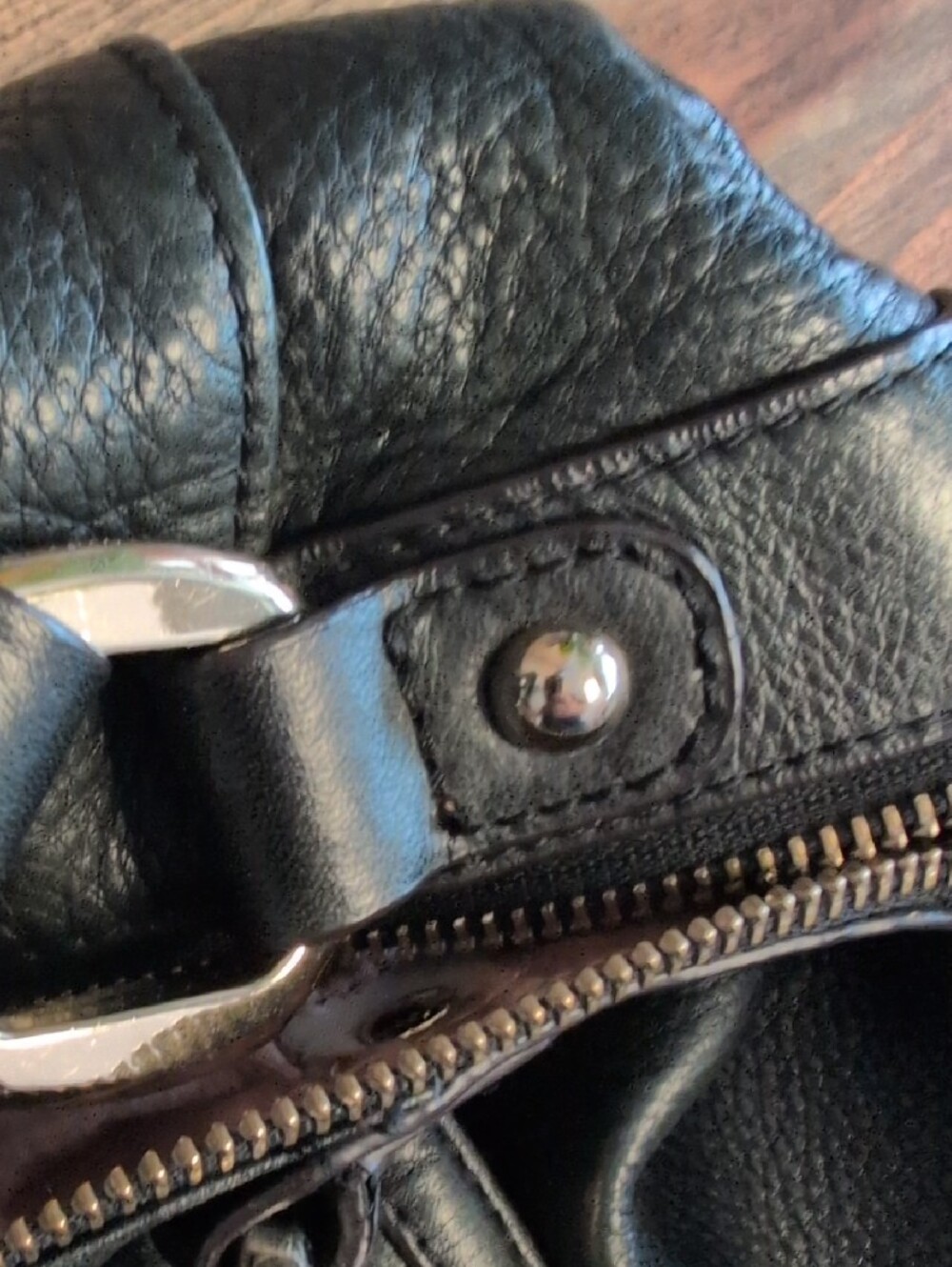 B Makowsky Textured Leather Satchel Handbag Crossbody Shoulder Bag Tote M470 - Picture 10 of 12